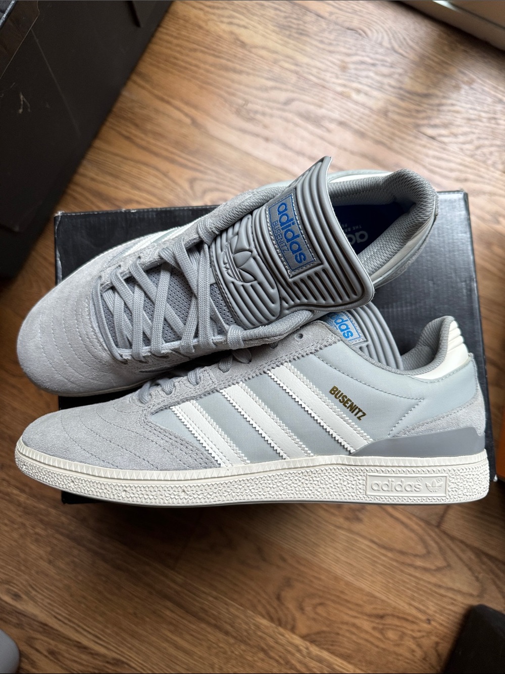 Adidas Busenitz Men’s Light Gray Suede Size 11